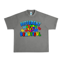 Tornado Different is beautiful Autism Urban Heavy Tee - CowGirlArtShop