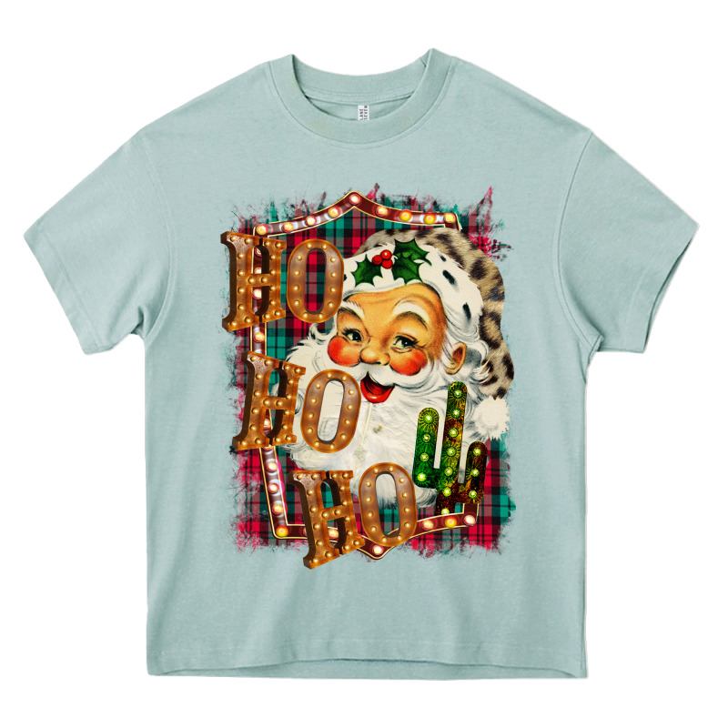 Christmas Ho Ho Ho Heavy Core Tee by Bettercallsaul | Teevron
