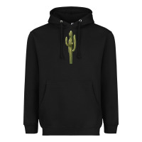 Black cactus Heavyweight Hoodie - BarkalooDesign