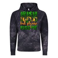 Cloud Black Irish today but please kiss me Vintage Hoodie - CowGirlArtShop