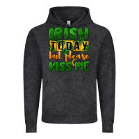 Vintage Black Irish today but please kiss me Vintage Hoodie - CowGirlArtShop