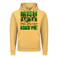 Vintage Mustard Irish today but please kiss me Vintage Hoodie - CowGirlArtShop