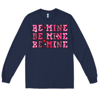 Navy be mine Long Sleeve Tee - OliviaCreatesArt