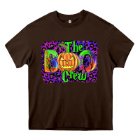 Chocolate Brown the boo crew Heavy Core Tee - JahusDesignShop