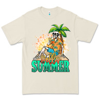 Bone Hello summer skeleton Premium Tee - NancyCooperArtShop