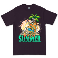 Plum Hello summer skeleton Premium Tee - NancyCooperArtShop