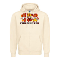 Sandshell firefighter gnomes Zipper Hoodie - Artiststas