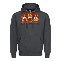 Smoke firefighter gnomes Zipper Hoodie - Artiststas