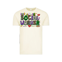 Vintage Arctic social worker mardi gras cowgirl Vintage Tee - CowGirlArtShop