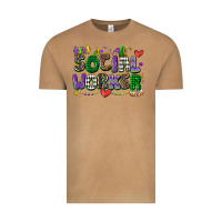 Vintage Camel social worker mardi gras cowgirl Vintage Tee - CowGirlArtShop