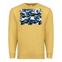 Antique Gold blue camouflage background Premium Sweatshirt - BarkalooDesign