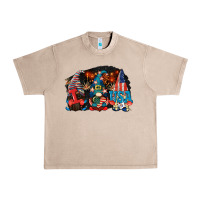 French Oak i love usa gnomes 4th of july Urban Heavy Tee - CowGirlArtShop