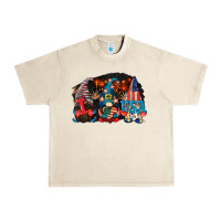 Sandshell i love usa gnomes 4th of july Urban Heavy Tee - CowGirlArtShop