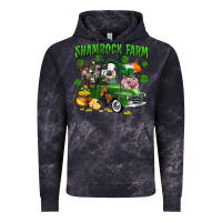 Cloud Black Shamrock farm Vintage Hoodie - CowGirlArtShop