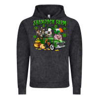 Vintage Black Shamrock farm Vintage Hoodie - CowGirlArtShop