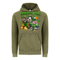 Vintage Olive Shamrock farm Vintage Hoodie - CowGirlArtShop