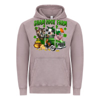 Vintage Zinc Shamrock farm Vintage Hoodie - CowGirlArtShop