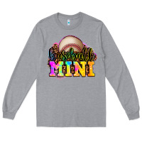 Heather Grey baseball mini Long Sleeve Tee - OliviaCreatesArt