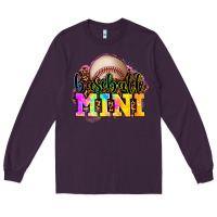 Plum baseball mini Long Sleeve Tee - OliviaCreatesArt