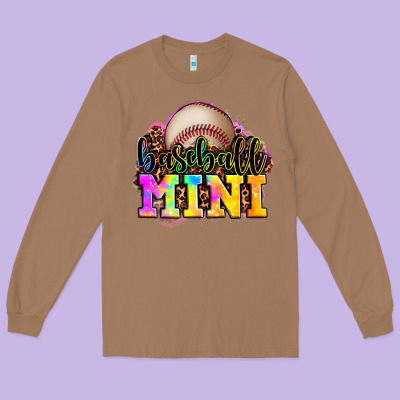 Baseball Mini Long Sleeve Tee Designed By Oliviacreatesart