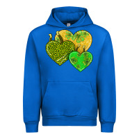 Cobalt st patricks day hearts Urban Hoodie - AdoDesignShop