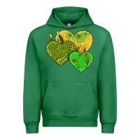 Emerald st patricks day hearts Urban Hoodie - AdoDesignShop