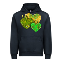 Navy st patricks day hearts Urban Hoodie - AdoDesignShop