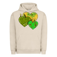 Pigment French Oak st patricks day hearts Urban Hoodie - AdoDesignShop