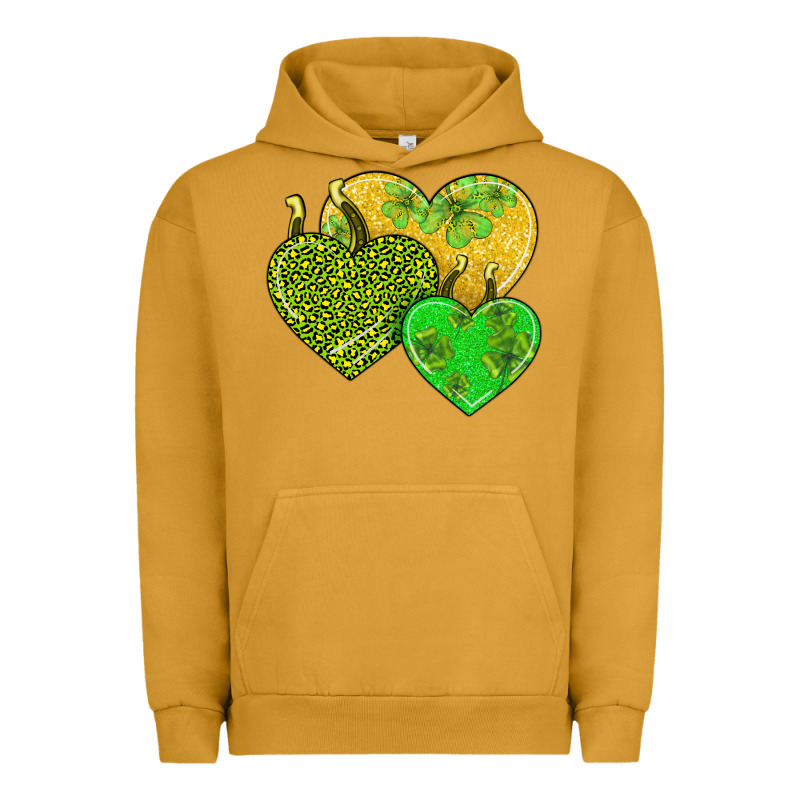 St Patricks Day Hearts Urban Hoodie by AdoDesignShop | Teevron