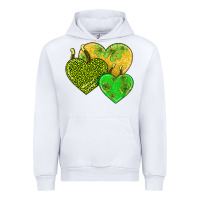 White st patricks day hearts Urban Hoodie - AdoDesignShop