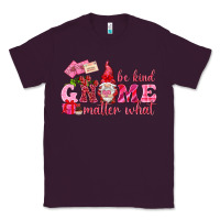 Plum Be kind gnome matter what Valentine's Day Classic Tee - HowdyJamesFarm