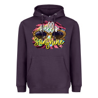 Plum hello sunshine Heavyweight Hoodie - BarkalooDesign