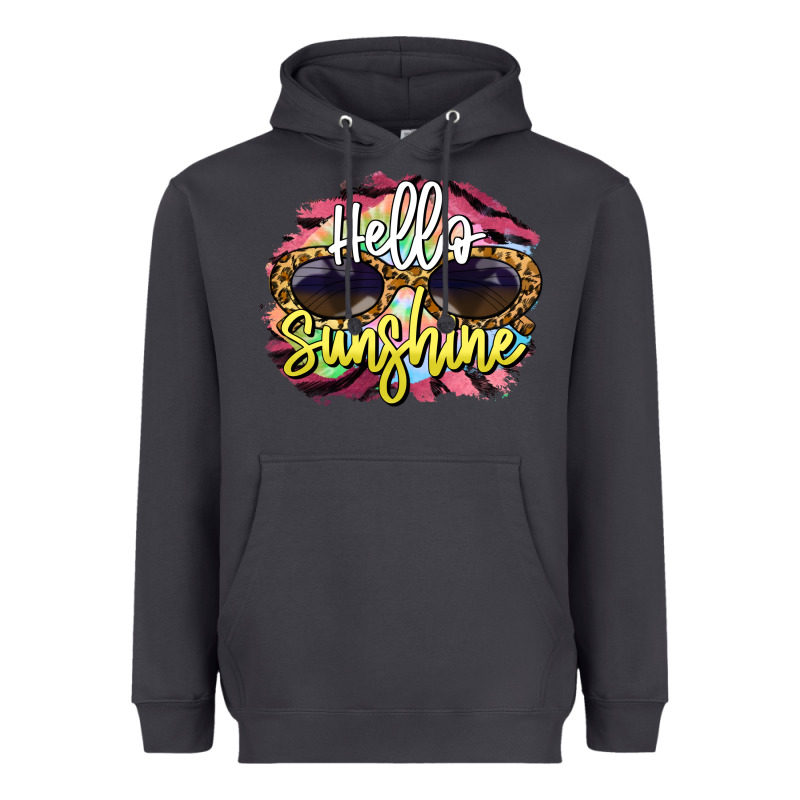 Hello Sunshine Heavyweight Hoodie by BarkalooDesign | Teevron