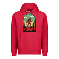 Cardinal montana vintage bigfoot travel Premium Hoodie - longCreatives