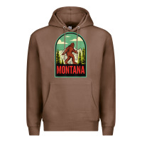 Chestnut montana vintage bigfoot travel Premium Hoodie - longCreatives