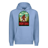 Colony Blue montana vintage bigfoot travel Premium Hoodie - longCreatives