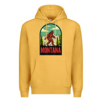 Mustard montana vintage bigfoot travel Premium Hoodie - longCreatives