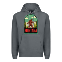 Rock montana vintage bigfoot travel Premium Hoodie - longCreatives