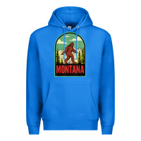 True Royal montana vintage bigfoot travel Premium Hoodie - longCreatives