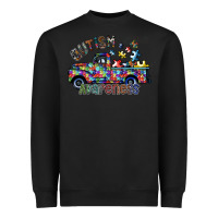 Black autism avareness Heavyweight Sweatshirt - SublimationCraftShop