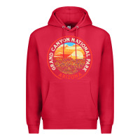 Cardinal Vintage Grand Canyon National Park Retro 80s Graphic Premium Hoodie - longCreatives