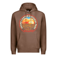 Chestnut Vintage Grand Canyon National Park Retro 80s Graphic Premium Hoodie - longCreatives