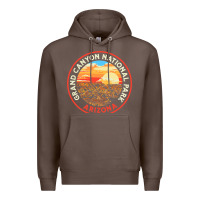 Coffee Vintage Grand Canyon National Park Retro 80s Graphic Premium Hoodie - longCreatives