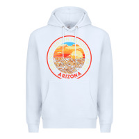 White Vintage Grand Canyon National Park Retro 80s Graphic Premium Hoodie - longCreatives