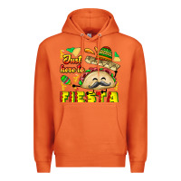 Carrot Just Here To Fiesta Premium Hoodie - CowhideDigitalArt