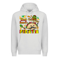 Dove Grey Just Here To Fiesta Premium Hoodie - CowhideDigitalArt