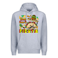 Heather Grey Just Here To Fiesta Premium Hoodie - CowhideDigitalArt