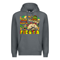 Rock Just Here To Fiesta Premium Hoodie - CowhideDigitalArt