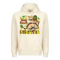 Sandshell Just Here To Fiesta Premium Hoodie - CowhideDigitalArt