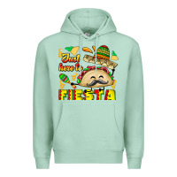 Seafoam Just Here To Fiesta Premium Hoodie - CowhideDigitalArt